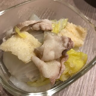 白菜と豚バラ肉の煮物